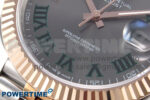 DateJust 41 126331 EWEF 1:1 Best Edition Gray Dial Green Roman Marker on SS/RG Jubilee Bracelet A3235 - Image 5