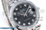 DateJust 36 126234 QF 1:1 Best Edition 904L Steel Black Diamonds Dial on SS Jubilee Bracelet VR3235 - Image 2