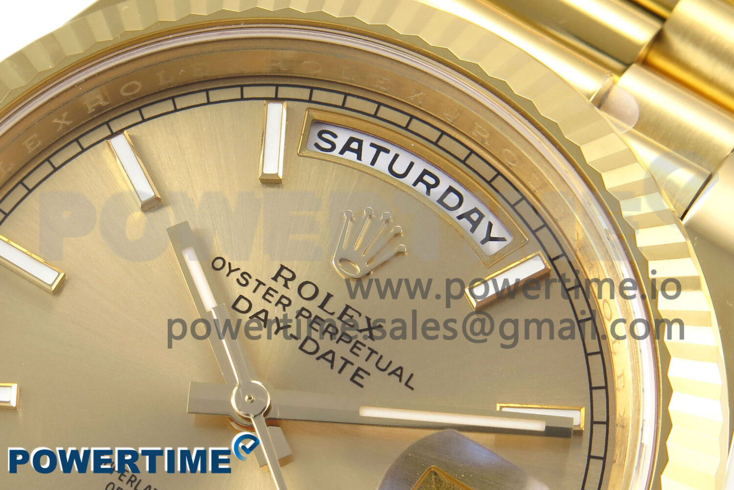 Day Date 40 YG 228238 THBF 1:1 Best Edition YG Dial on President Bracelet VR3255 (Gain Weight) - Image 4
