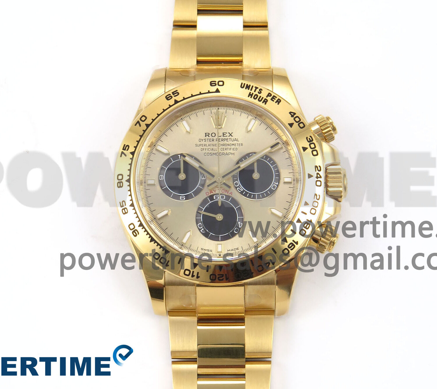Daytona 126508 Clean 1:1 Best Edition YG/Black Dial on YG Bracelet SH4131