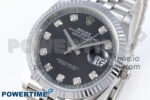 DateJust 36 126234 QF 1:1 Best Edition 904L Steel Black Diamonds Dial on SS Jubilee Bracelet VR3235 - Image 3
