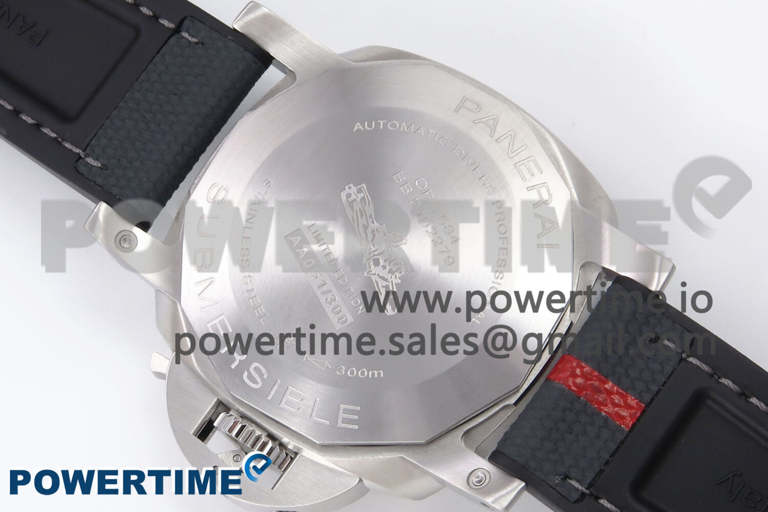 PAM1565 Luna Rossa Submersible VSF 1:1 Best Edition on Gray Fabric Strap P900 - Image 8
