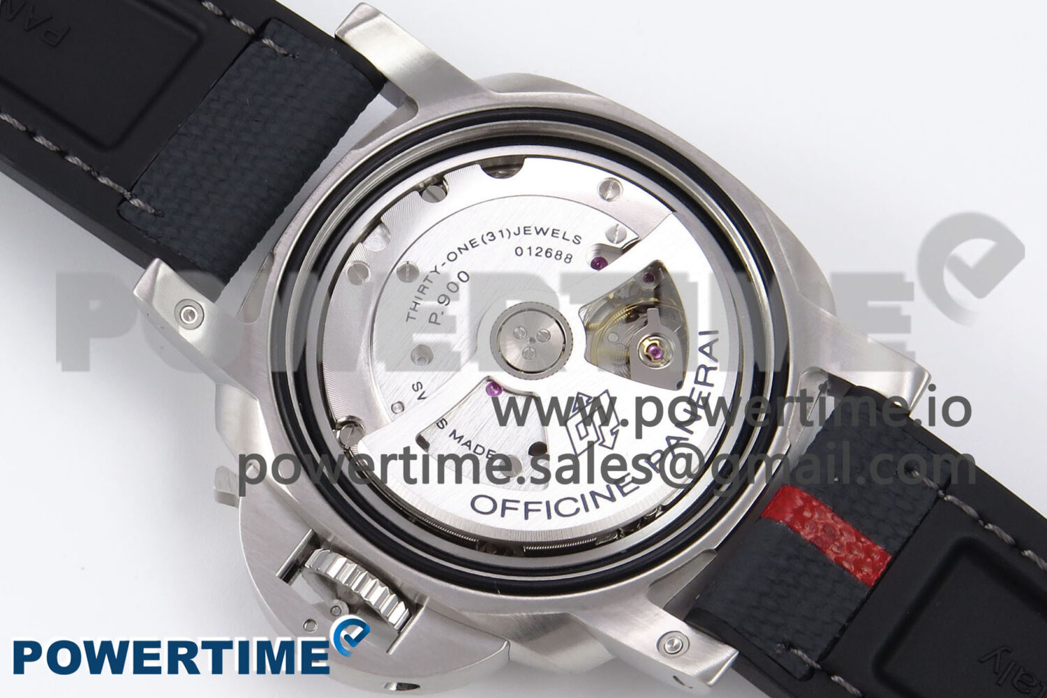 PAM1565 Luna Rossa Submersible VSF 1:1 Best Edition on Gray Fabric Strap P900 - Image 9