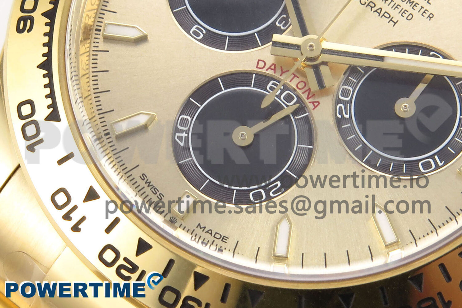 Daytona 126508 Clean 1:1 Best Edition YG/Black Dial on YG Bracelet SH4131 - Image 5