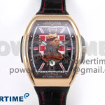 Vanguard Zvonimir RG ABF Best Edition Black Dial on Black Leather Strap A2824