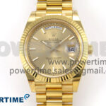 Day Date 40 YG 228238 THBF 1:1 Best Edition YG Dial on President Bracelet VR3255 (Gain Weight)