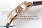 PP Tourbillon RG Texuted Bezel RMSF Edition White Dial on Brown Leather Strap - Image 7