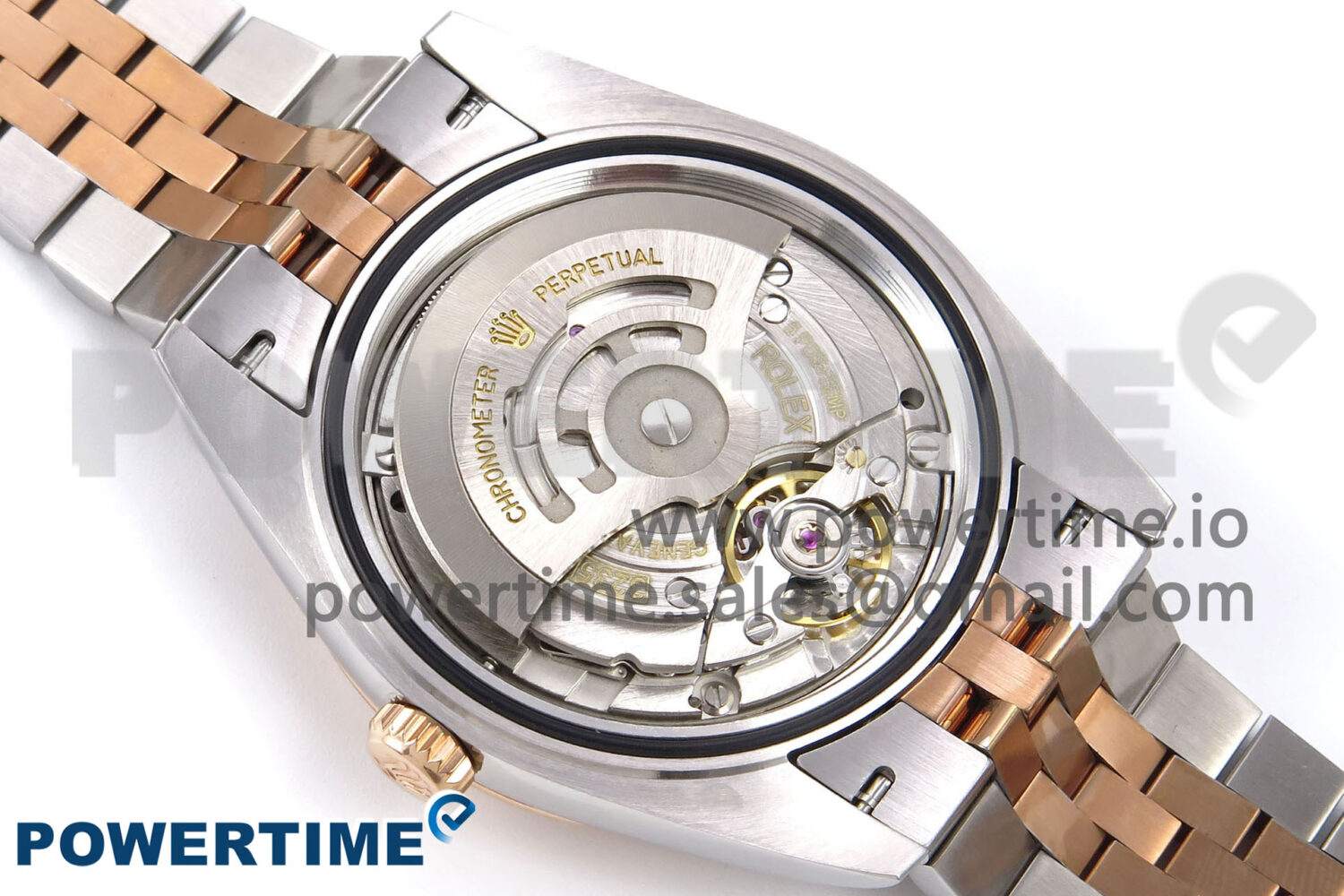 DateJust 41 126331 EWEF 1:1 Best Edition Gray Dial Green Roman Marker on SS/RG Jubilee Bracelet A3235 - Image 10