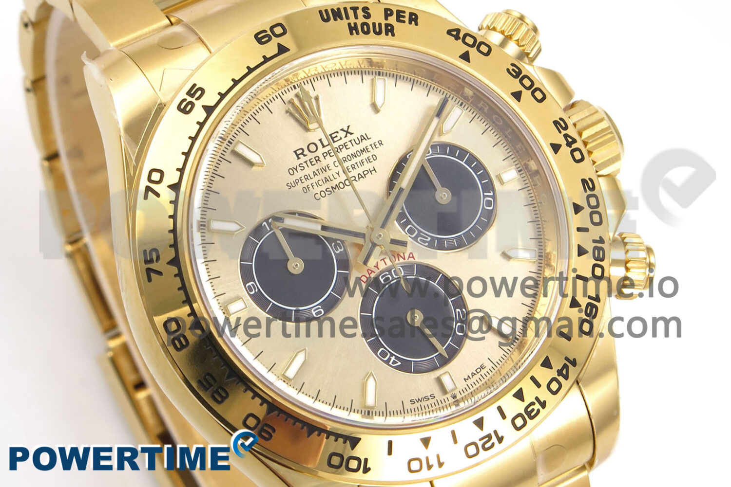 Daytona 126508 Clean 1:1 Best Edition YG/Black Dial on YG Bracelet SH4131 - Image 2