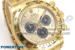 Daytona 126508 Clean 1:1 Best Edition YG/Black Dial on YG Bracelet SH4131 - Image 2