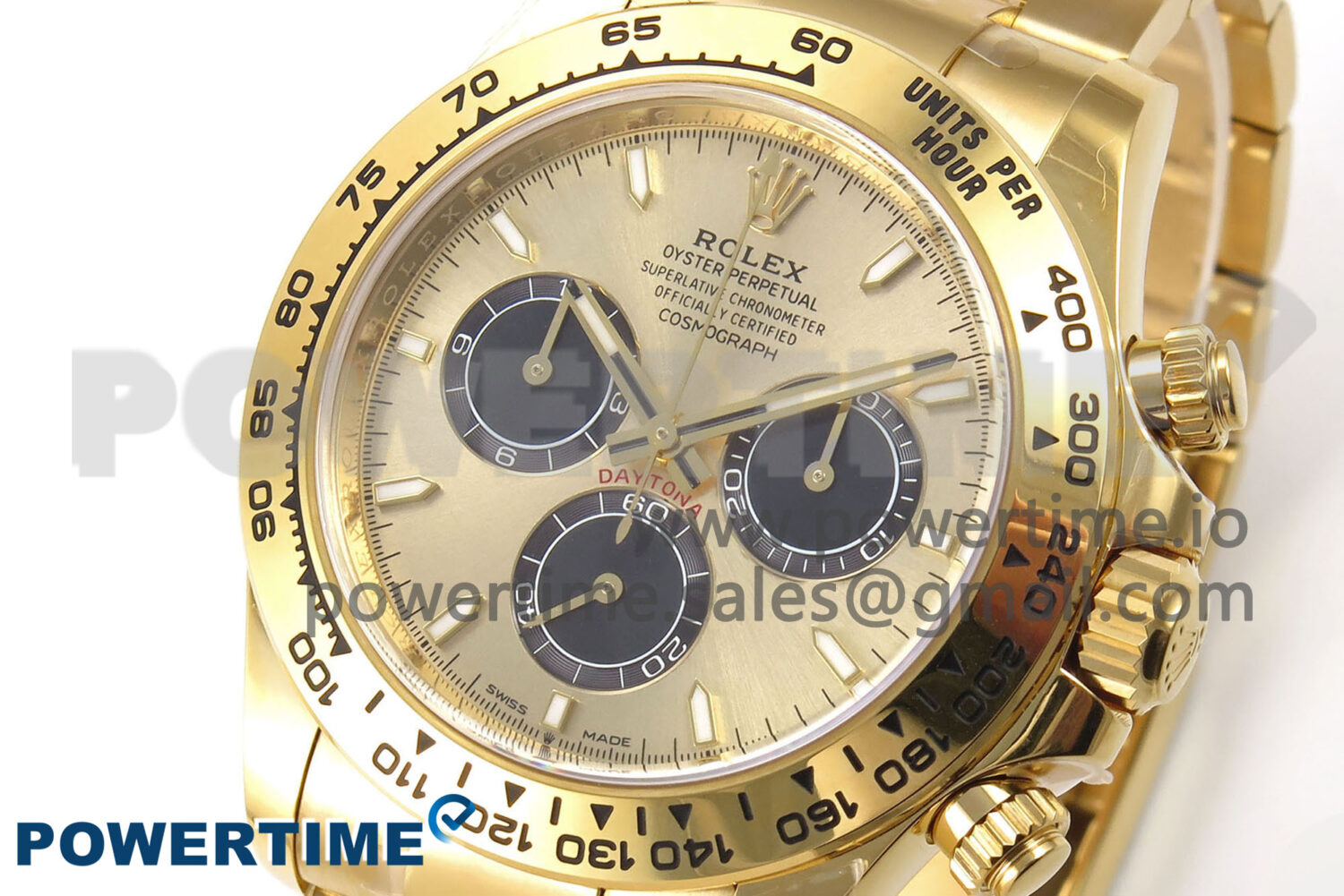 Daytona 126508 Clean 1:1 Best Edition YG/Black Dial on YG Bracelet SH4131 - Image 3