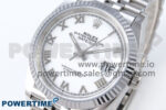 DateJust 36 126234 QF 1:1 Best Edition 904L Steel White Roman Dial on SS Jubilee Bracelet VR3235 - Image 3