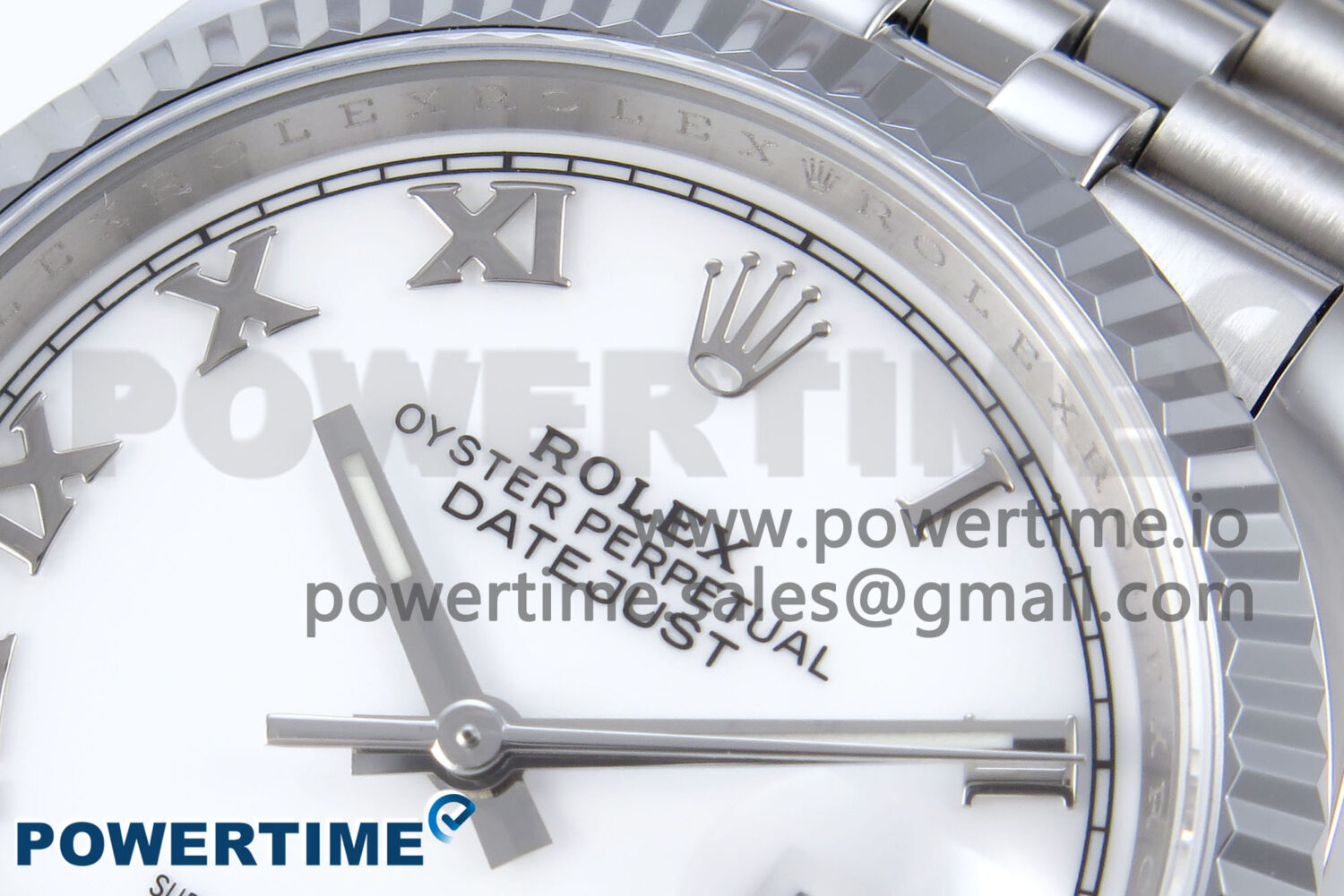 DateJust 36 126234 QF 1:1 Best Edition 904L Steel White Roman Dial on SS Jubilee Bracelet VR3235 - Image 4