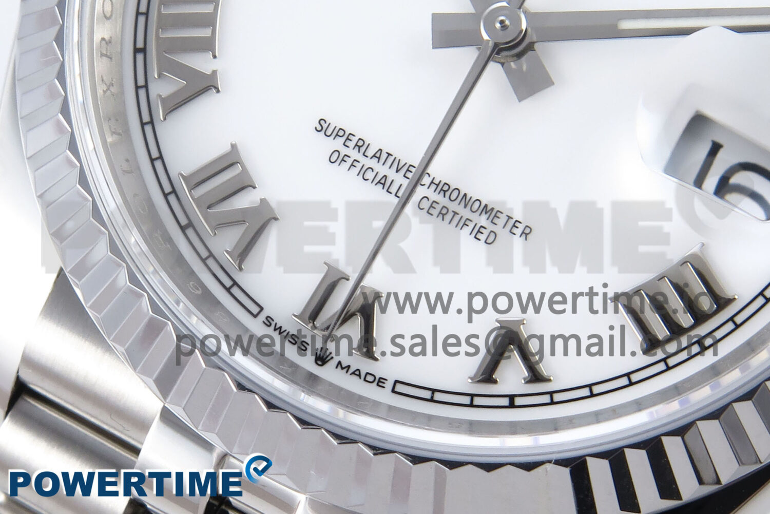 DateJust 36 126234 QF 1:1 Best Edition 904L Steel White Roman Dial on SS Jubilee Bracelet VR3235 - Image 5