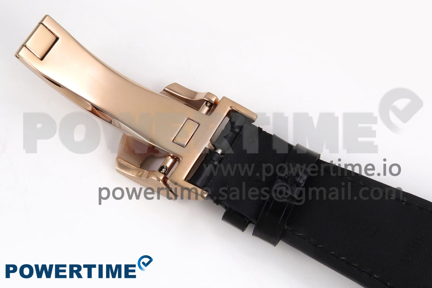Portugieser Automatic 42mm RG APSF 1:1 Best Edition Black Dial on Black Leather Strap A52010 - Image 10