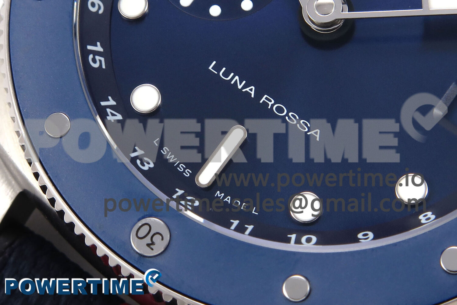 PAM1507 Luna Rossa Submersible VSF 1:1 Best Edition on Blue Fabric Strap P900 - Image 5