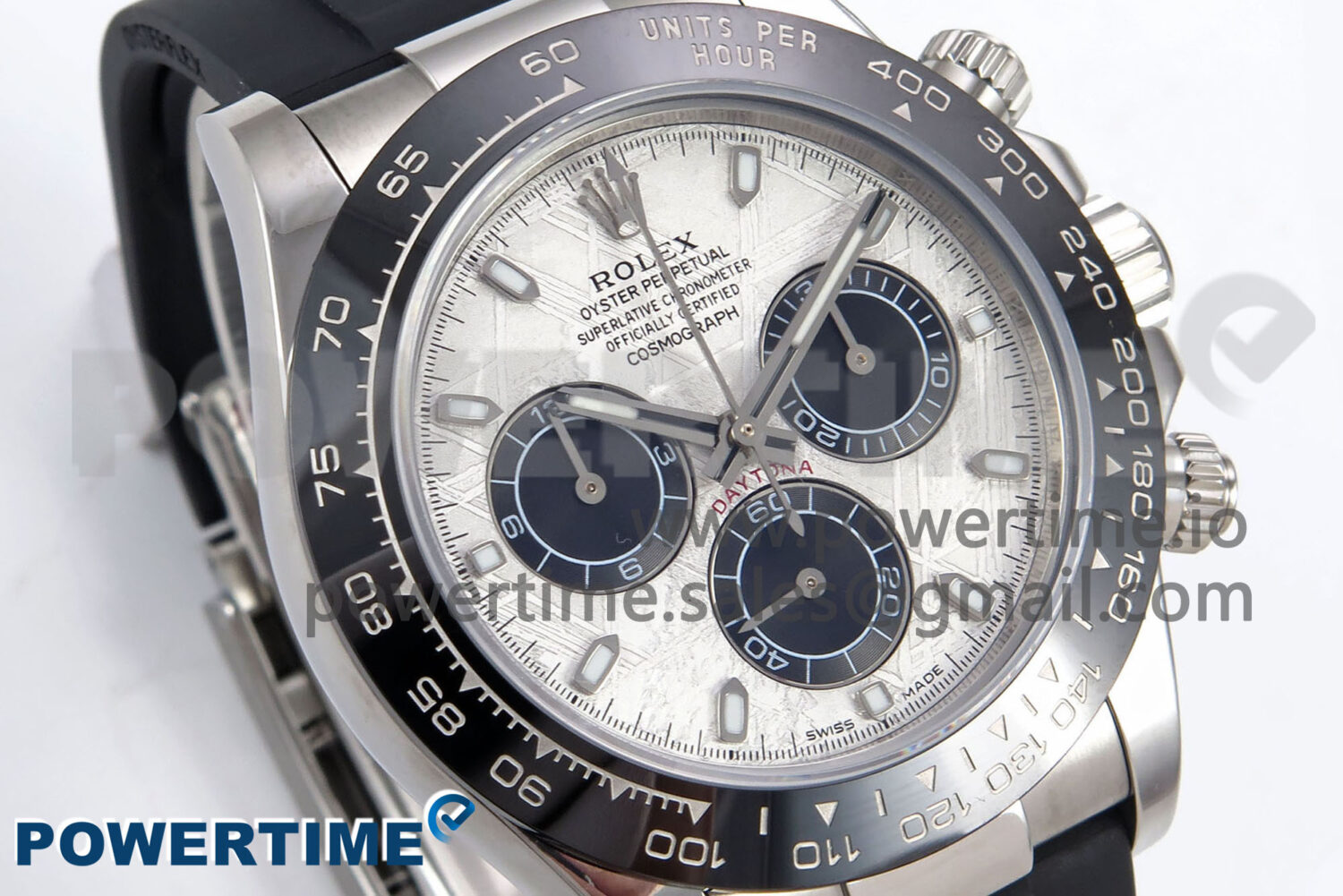 Daytona 116519 N6F 1:1 Best Edition Meteorite Dial on Oysterflex Strap SA4130 - Image 2