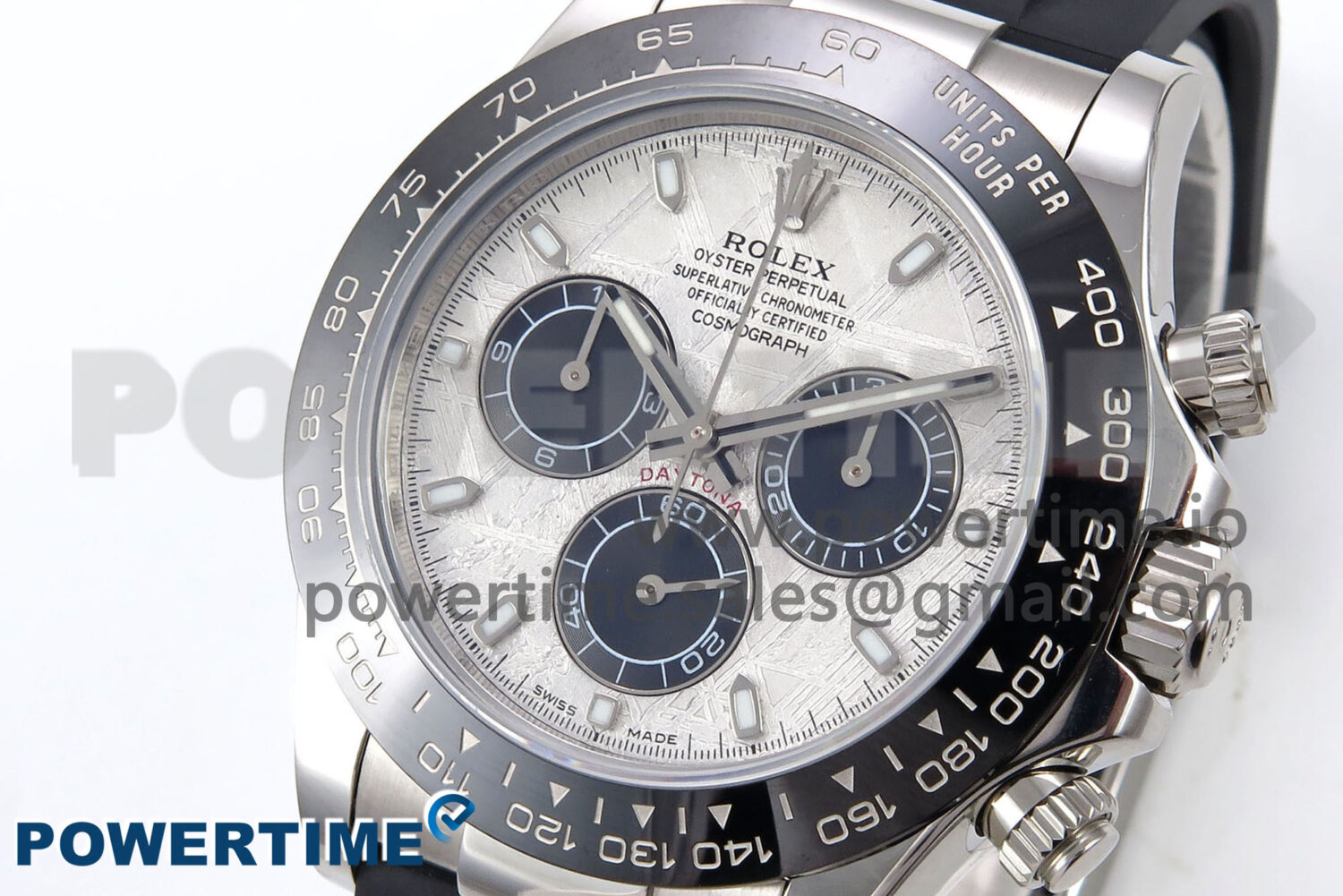 Daytona 116519 N6F 1:1 Best Edition Meteorite Dial on Oysterflex Strap SA4130 - Image 3
