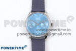 Portugieser Automatic SS IW501708 APSF 1:1 Best Edition Light Blue Dial on Gray Leather Strap A52011