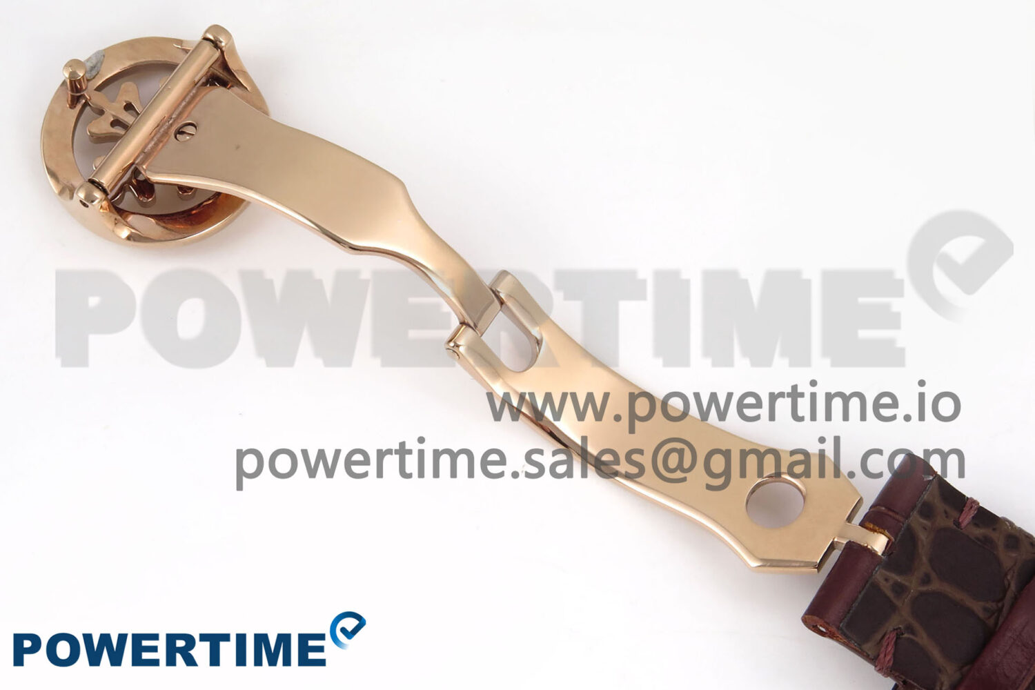 PP Tourbillon RG Texuted Bezel RMSF Edition White Dial on Brown Leather Strap - Image 15