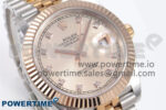 DateJust 41 126331 EWEF 1:1 Best Edition RG Diamonds Dial on SS/RG Jubilee Bracelet A3235 - Image 2