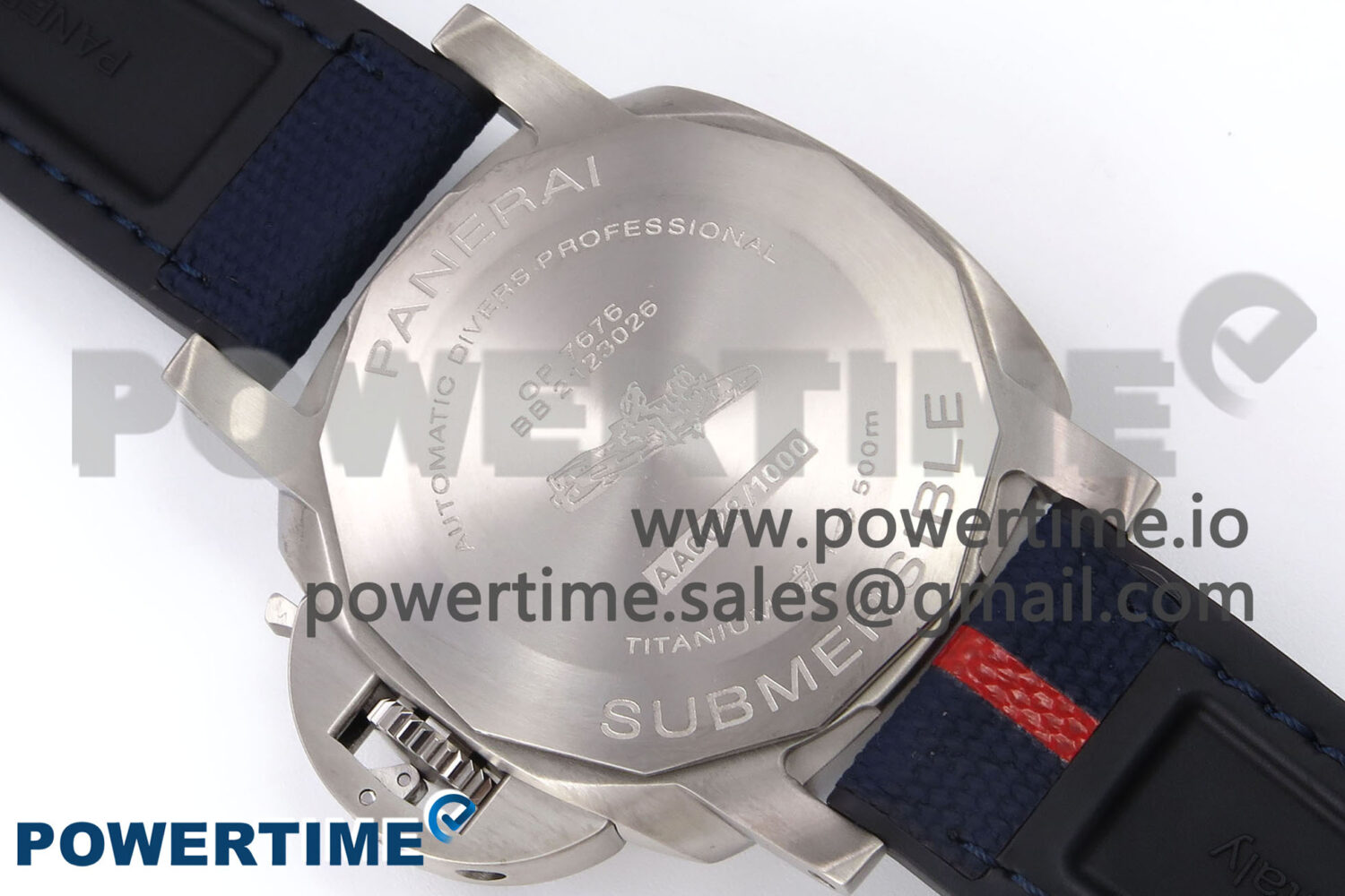 PAM1507 Luna Rossa Submersible VSF 1:1 Best Edition on Blue Fabric Strap P900 - Image 8