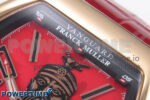 Vanguard Skenderbeu RG ABF Best Edition Red Dial on Red Leather Strap A2824 - Image 4