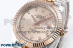 DateJust 41 126331 EWEF 1:1 Best Edition RG Diamonds Dial on SS/RG Jubilee Bracelet A3235 - Image 3