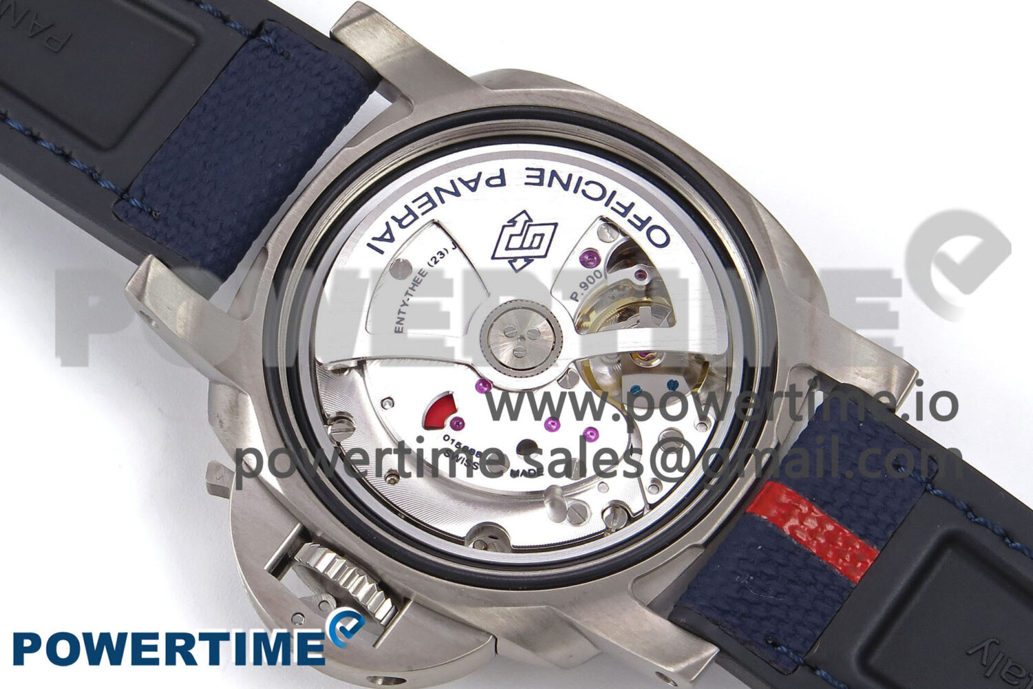 PAM1507 Luna Rossa Submersible VSF 1:1 Best Edition on Blue Fabric Strap P900 - Image 10