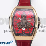 Vanguard Skenderbeu RG ABF Best Edition Red Dial on Red Leather Strap A2824