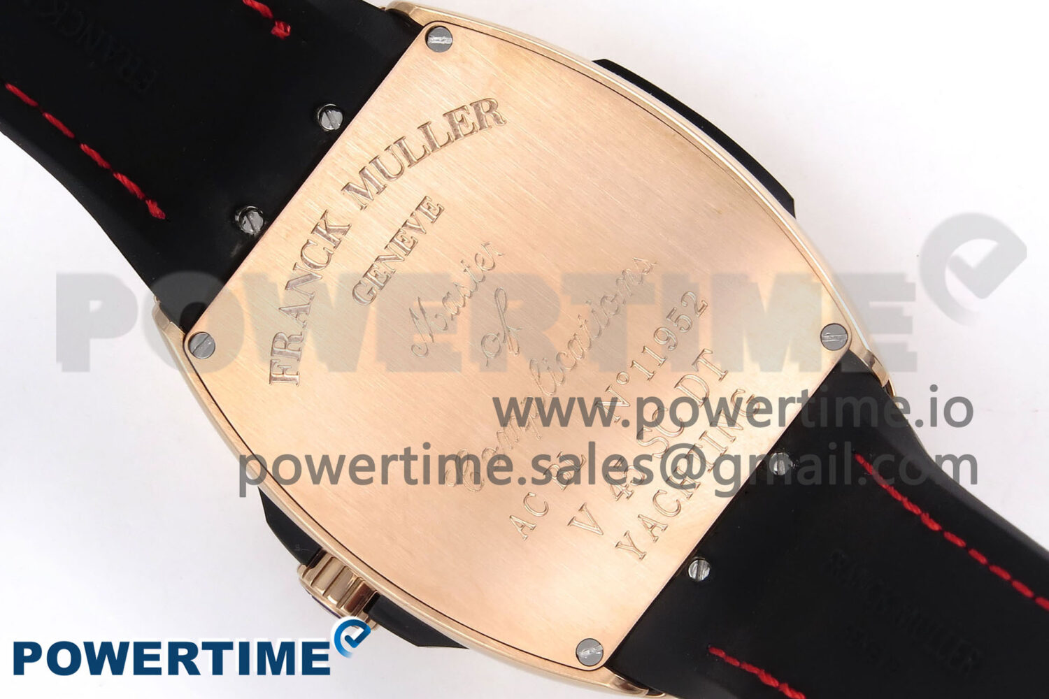 Vanguard Skenderbeu RG ABF Best Edition Red Dial on Red Leather Strap A2824 - Image 8