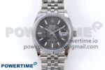 DateJust 36 126234 QF 1:1 Best Edition 904L Steel Gray Stick Dial on SS Jubilee Bracelet VR3235