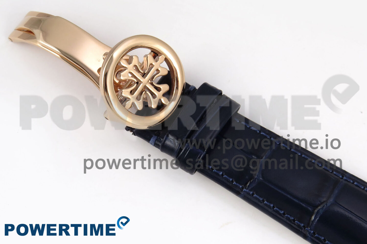 PP Tourbillon RG Texuted Bezel RMSF Edition Black Starry Dial on Blue Leather Strap - Image 12