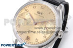 Portugieser Automatic SS IW501705 APSF 1:1 Best Edition RG Dial on Black Leather Strap A52011 - Image 3