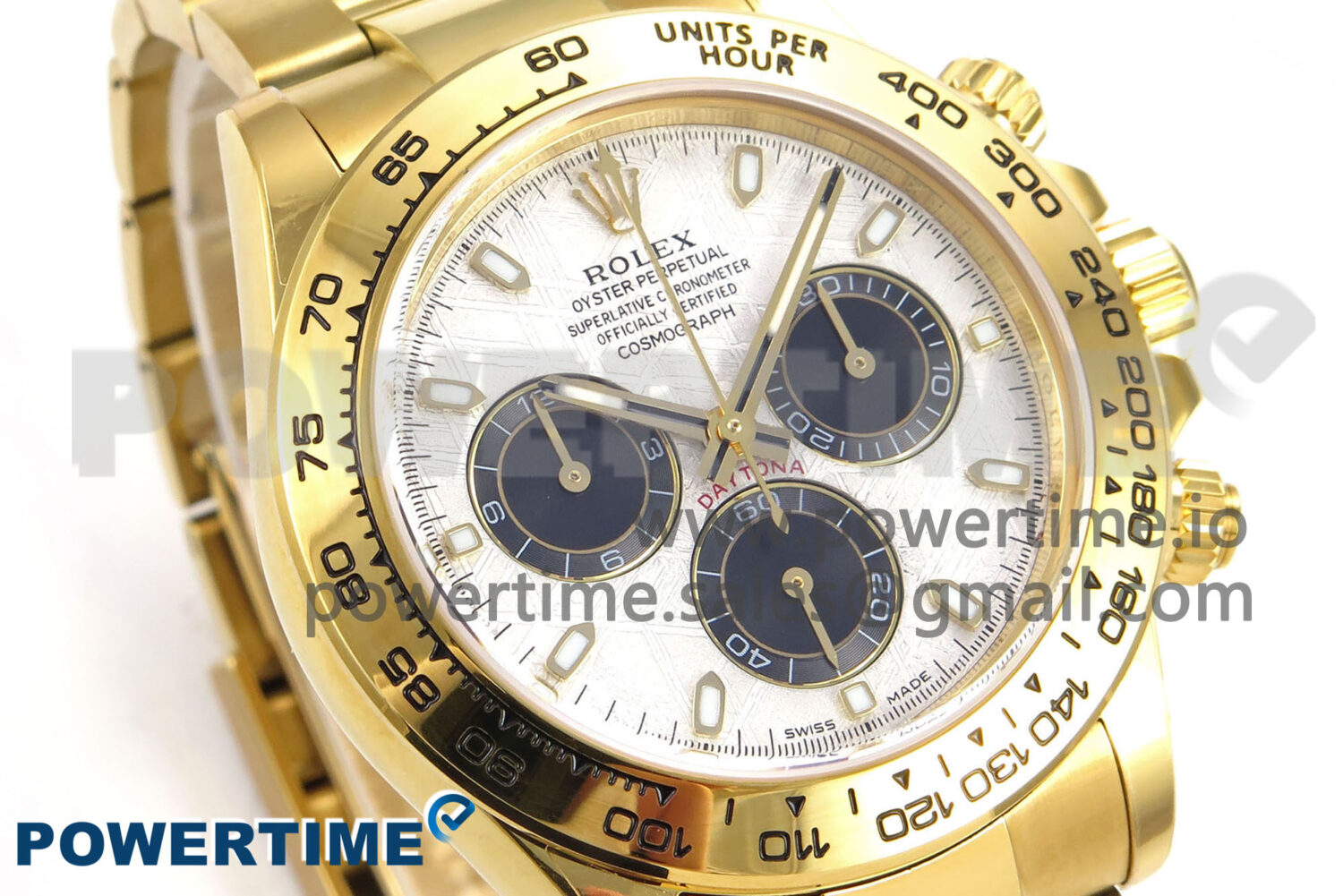 Daytona 116508 N6F 1:1 Best Edition Meteorite Dial on YG Bracelet SA4130 - Image 2