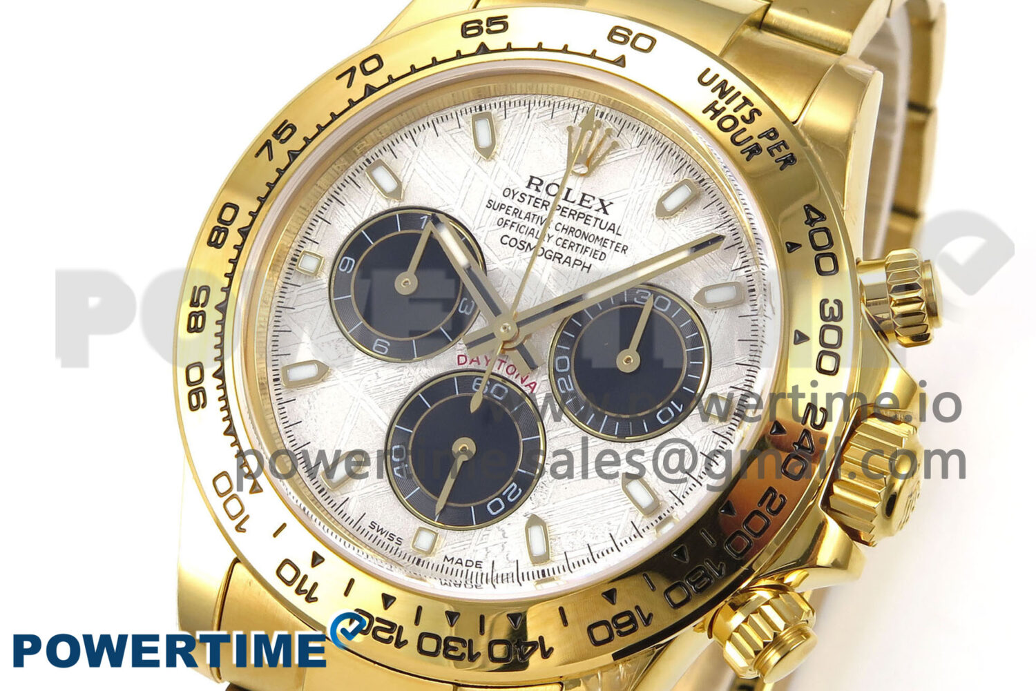 Daytona 116508 N6F 1:1 Best Edition Meteorite Dial on YG Bracelet SA4130 - Image 3