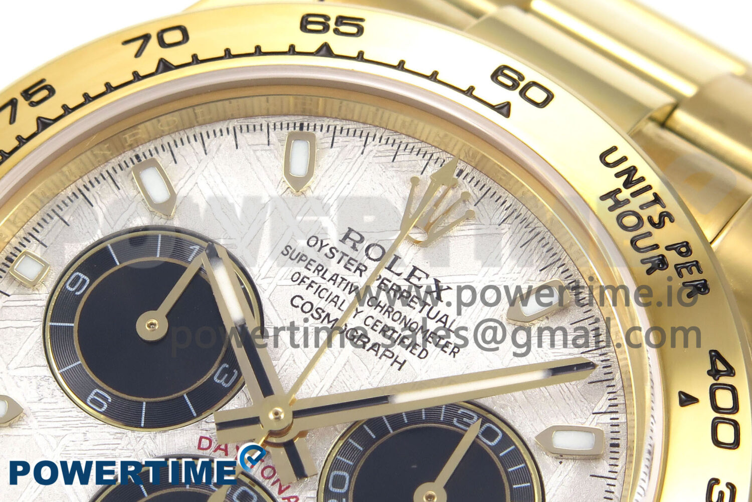 Daytona 116508 N6F 1:1 Best Edition Meteorite Dial on YG Bracelet SA4130 - Image 4