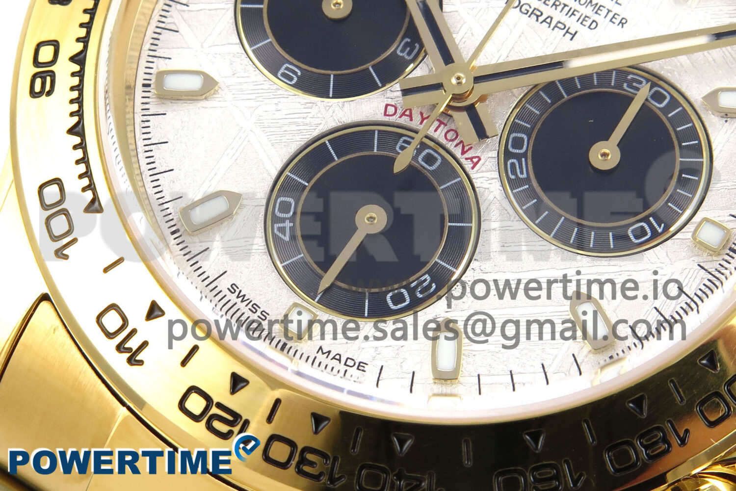 Daytona 116508 N6F 1:1 Best Edition Meteorite Dial on YG Bracelet SA4130 - Image 5