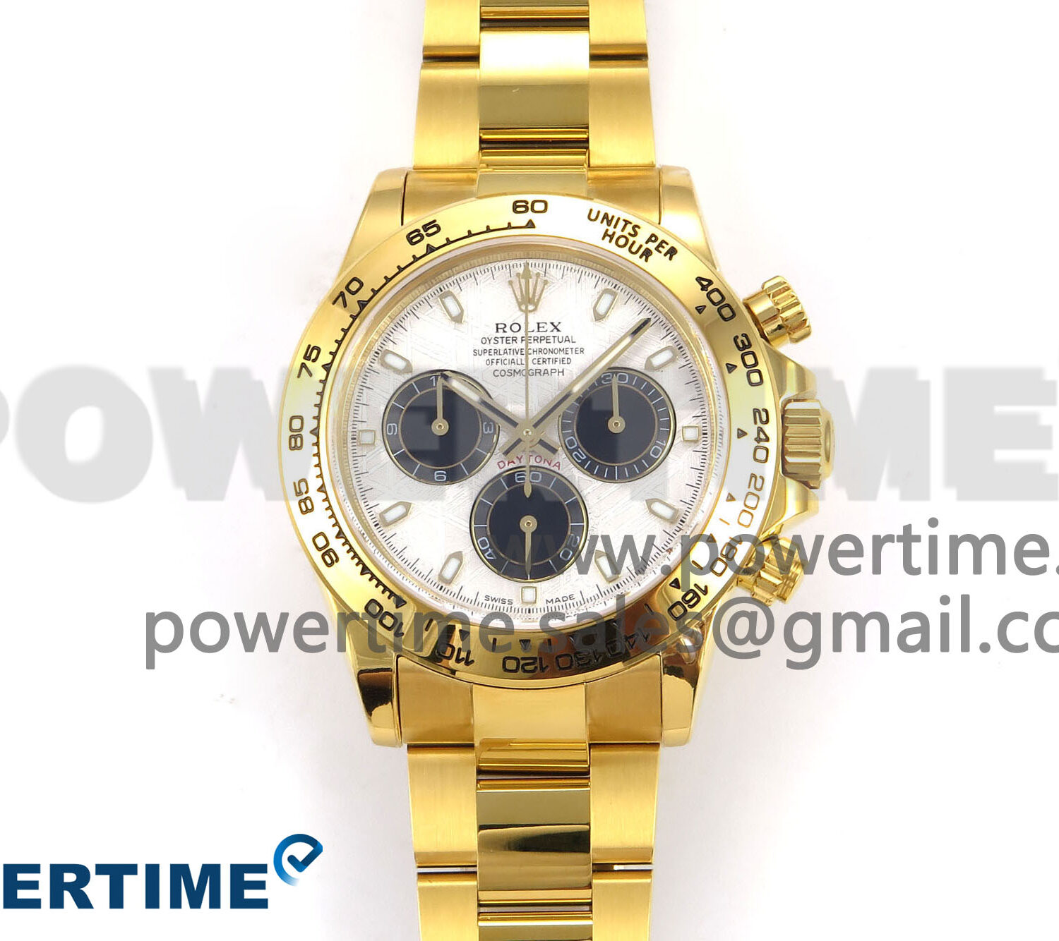 Daytona 116508 N6F 1:1 Best Edition Meteorite Dial on YG Bracelet SA4130