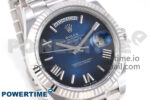 Day Date 40 SS 228239 THBF 1:1 Best Edition Blue Ombre Roman Dial on President Bracelet VR3255 (Gain Weight) - Image 2