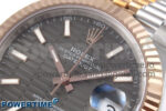 DateJust 41 126331 EWEF 1:1 Best Edition Gray Textured Dial on SS/RG Jubilee Bracelet A3235 - Image 4