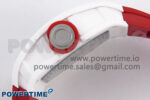 RM055 White Ceramic T+F 1:1 Best Edition Red Skeleton Dial on Red Rubber Strap RMUL2 Super Clone - Image 6