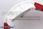 RM055 White Ceramic T+F 1:1 Best Edition Red Skeleton Dial on Red Rubber Strap RMUL2 Super Clone - Image 7