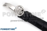 PP Tourbillon SS Rainbow Bezel RMSF Edition White Dial on Black Leather Strap - Image 12