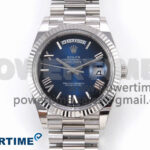 Day Date 40 SS 228239 THBF 1:1 Best Edition Blue Ombre Roman Dial on President Bracelet VR3255 (Gain Weight)