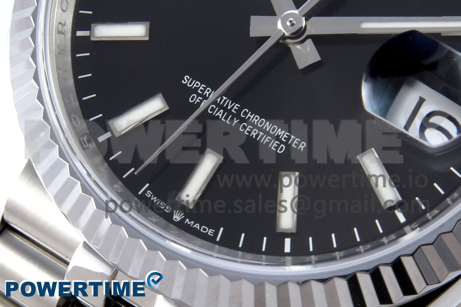 DateJust 36 126234 QF 1:1 Best Edition 904L Steel Black Stick Dial on SS Jubilee Bracelet VR3235 - Image 5