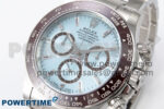 Daytona 126506 Clean 1:1 Best Edition 904L Steel Ice Blue Dial Crystral Markers on SS Braclet SH4131 - Image 3