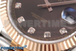DateJust 41 126331 EWEF 1:1 Best Edition Brown Diamonds Dial on SS/RG Jubilee Bracelet A3235 - Image 5