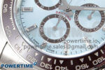Daytona 126506 Clean 1:1 Best Edition 904L Steel Ice Blue Dial Crystral Markers on SS Braclet SH4131 - Image 5