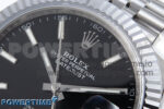 DateJust 41 126334 QF 1:1 Best Edition 904L Steel Black Stick Dial on SS Jubilee Bracelet VR3235 - Image 4